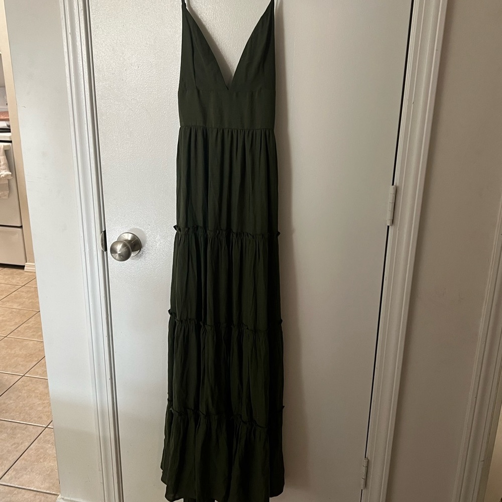 Olive Green Maxi Dress